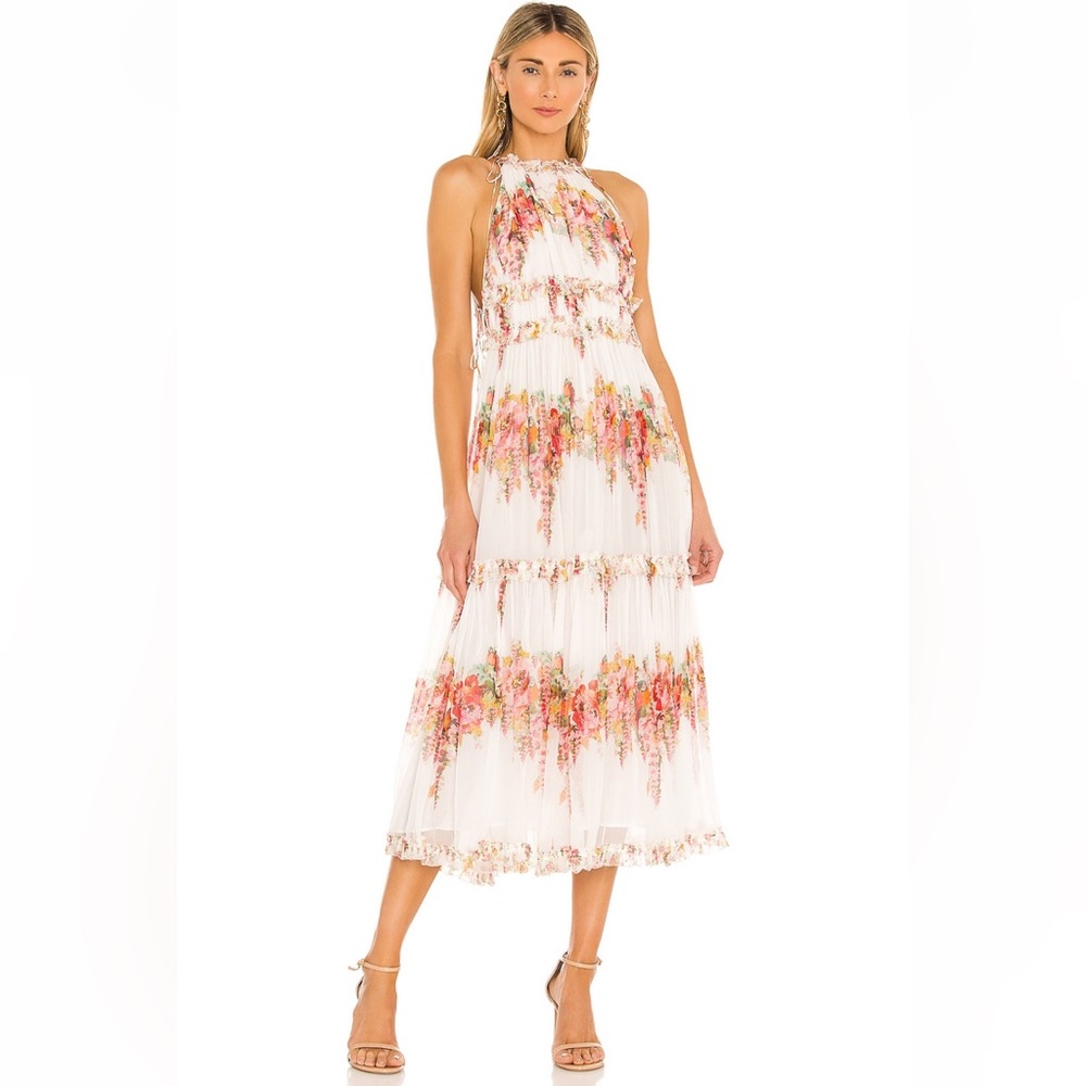 Zimmermann Mae Tiered Frill Long Dress - Size 1